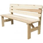 Rojaplast Zahradní lavice Viking borovice přírodní 150 cm – Zboží Dáma