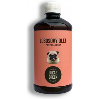 Lukas Green Lososový olej pro psy a kočky 500 ml – Zbozi.Blesk.cz