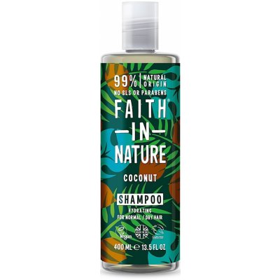 Faith in Nature přírodní šampon s Bio kokosovým olejem 400 ml – Zbozi.Blesk.cz