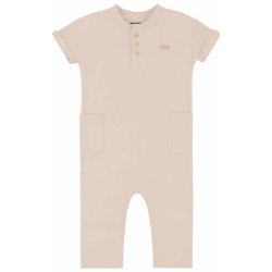 Dětské rampery Levi's LVN SS HENLEY COVERALL EK oranžová