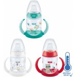 Nuk FC lahvička na učení s kontrolou teploty tvary/zelená 150 ml – Sleviste.cz