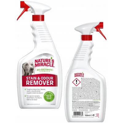 Nature's Miracle Stain&Odour Remover Dog Sprej na čištění 709 ml – Zboží Mobilmania