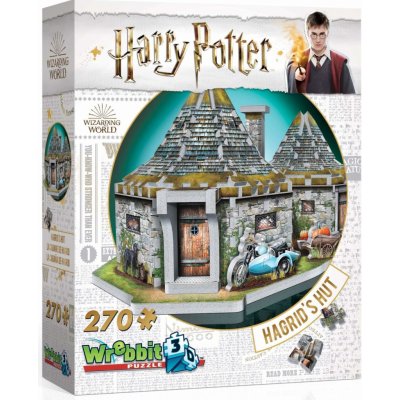 Wrebbit 3D puzzle Harry Potter: Hagridův dům 270 ks – Zbozi.Blesk.cz