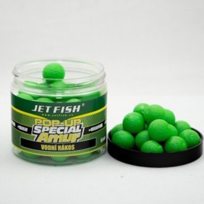 Jet Fish plovoucí boilies 200ml 16mm Vodní rákos