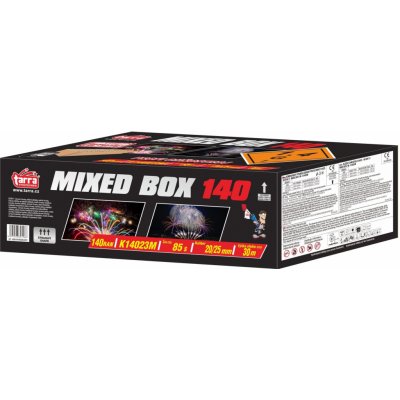 Profi složený Ohňostroj MIXED BOX 140 ran 1 1 Čína K14023M – Hledejceny.cz