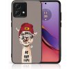 Pouzdro a kryt na mobilní telefon Motorola PROTEMIO MY ART Ochranný kryt pro Motorola Moto G84 5G PROBLLAMA (187) 76389