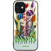 Pouzdro a kryt na mobilní telefon Apple Pouzdro Mobiwear Glossy Apple iPhone 12 Mini - G015G Barevné květinky