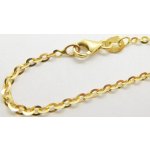 Klenoty Budín Dámský zlatý náramek ze žlutého zlata 585/1,04gr 19cm HK7047 – Hledejceny.cz