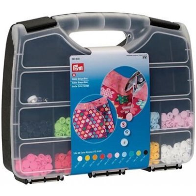 PRYM Box s barevnými patentkami "Color Snaps", 12,4 mm – Zboží Dáma
