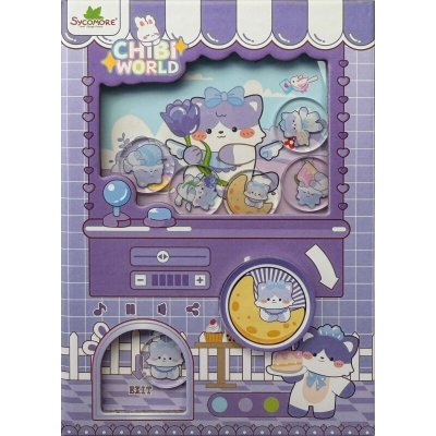 Sycomore Chibi svět Gashapon zápisník kočka – Hledejceny.cz