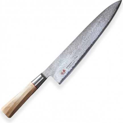 nůž Gyuto / Chef 240 mm Suncraft Senzo Twisted Octagon Damascus