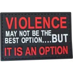 ARMED PATCHES PVC nášivka Violence option – Zboží Mobilmania