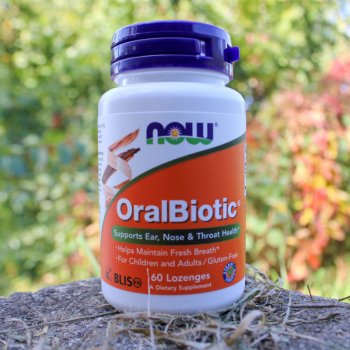 Now Foods Oralbiotic Ústní probiotika 60 pastilek