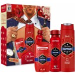 Old Spice Gentleman dárková sada s tuhým deodorantem 50 ml + deodorantem ve spreji 150 ml + sprchovým gelem Captain 250 ml – Zboží Dáma