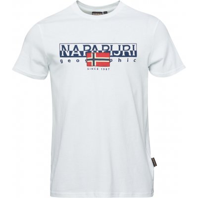 Napapijri S-AYLMER pánské tričko bílá – Zboží Mobilmania