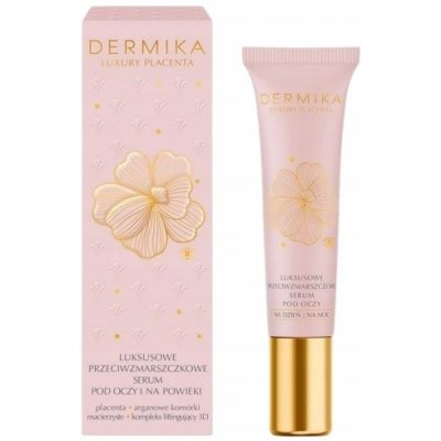 Dermika Luxury Placenta Luxusní protivráskové oční a oční sérum 15 ml