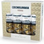 Czechoslovakia Vodka mini 40% 4 x 0,04 l (set) – Zboží Dáma