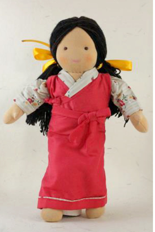 Dolls4Tibet Tibetská hadrová přátelství Tenzin