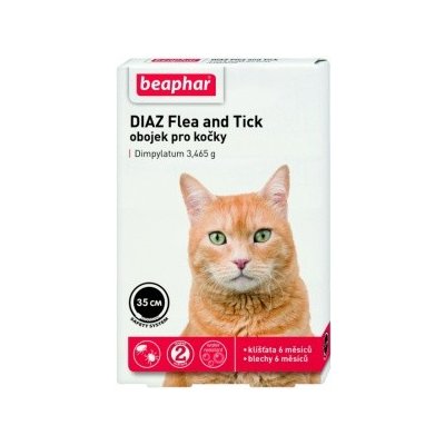 Beaphar DIAZ Flea & Tick pro kočky 35 cm – Zboží Mobilmania