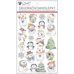 Anděl Vánoční samolepky s ražbou - Tučňáci - 25 x 14,5 cm - 10717 – Hledejceny.cz