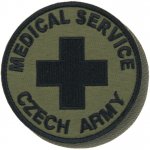 Nášivka: MEDICAL SERVICE [ssz] | olivová | černá – Zboží Dáma