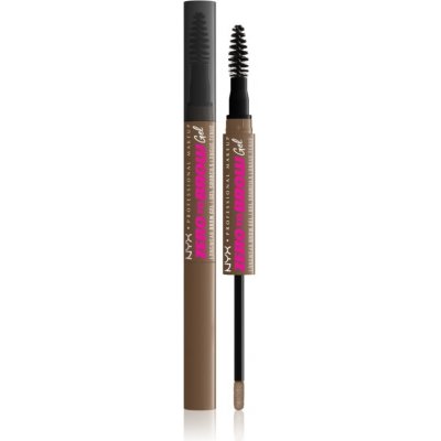 NYX Professional Makeup Zero To Brow barevný gel na obočí 02 Ash Blonde 2 ml – Zbozi.Blesk.cz