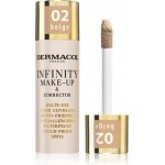 Dermacol Vysoce krycí make-up a korektor Infinity Multi-Use Super Coverage Waterproof Touch 02 Beige 20 g – Hledejceny.cz