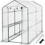 tectake 401861 186x120x190 cm bílý – Zboží Dáma