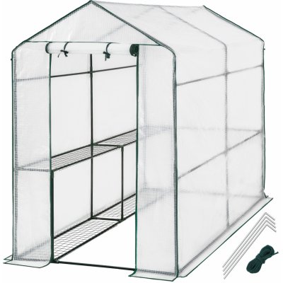 tectake 401861 186x120x190 cm bílý – Zboží Dáma