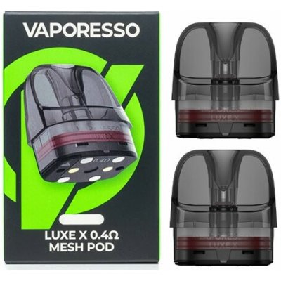 Vaporesso Luxe X Mesh Pod Cartridge 0,4ohm 5 ml 2 ks – Sleviste.cz