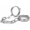 SM, BDSM, fetiš Prowler Red Heavy Duty Hand Cuffs Silver