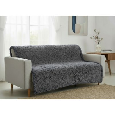 Mybesthome Přehoz na sedačku - pohovku TERCA šedá 170x210 cm – Zboží Dáma