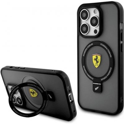 Ferrari iPhone 15 Pro Max Ring Stand 2023 Collection MagSafe černé