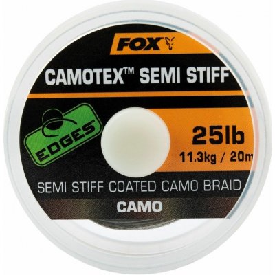 Fox šňůra Edges Camotex Semi Stiff 20m 35lb – Zbozi.Blesk.cz