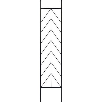 Mříž na popínavé rostliny kovová Lafiora 19 x 90 cm černá