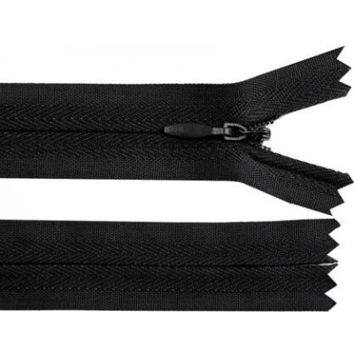 Zip spirálový skrytý 3 mm délka 40 cm barva 322 černá – Hledejceny.cz