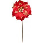 Kvet MagicHome Vianoce, Poinssetia, červená, stonka, veľkosť kvetu: 35 cm – Hledejceny.cz