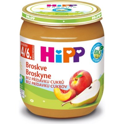 Hipp BIO broskve ovocný příkrm 125 g – Zbozi.Blesk.cz