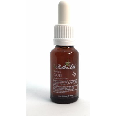 4betterlife Goji tinktura, double shot, 20 ml – Hledejceny.cz