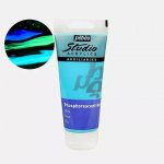 Pébéo Fosforeskující akrylová barva Pébeo Phosphorescent 100 ml modrá – Sleviste.cz