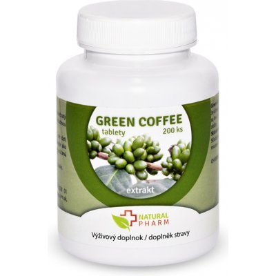 Natural Pharm Green Coffee zelená káva 100 tablet – Hledejceny.cz