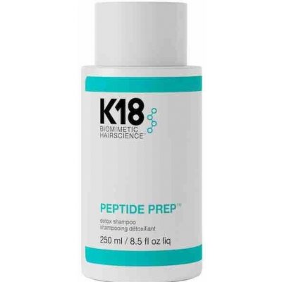 K18 Hair K18 Peptide Prep DETOX Shampoo, HLOUBKOVĚ čistící šampon pro občasné mytí, 250ml