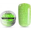 Zdobení nehtů Silcare Ozdobný prášek Neon Glow Glitter 05 Green 3 g