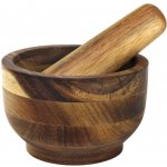 Hmoždíř s tloučkem akátové dřevo 13x13x8cm – Zboží Dáma