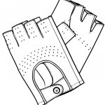 Kreibich Pánské rukavice bezprsté bílá – Zboží Dáma