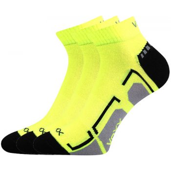 Voxx Flashik dětské ponožky 3 páry Neon žlutá