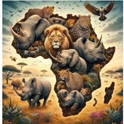 Norimpex Diamantové malování Afrika 30 x 40 cm – Zbozi.Blesk.cz