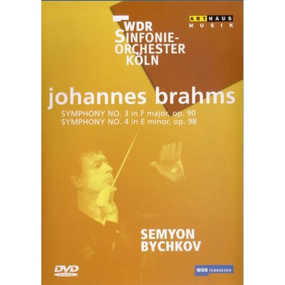 Wdr Sinfonieorchester Koln - Brahms - Symphonies Nos. 3 & 4 Ntsc Ww / Bychkov