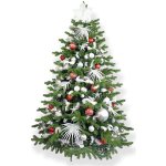 LAALU Vánoční stromek zdobený POLÁRNÍ ČERVENÁ II 213 ks ozdob 500 cm – Zboží Dáma