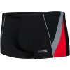 Koupací šortky, boardshorts Aqua Speed plavecké šortky Diego Black/Grey/Red Pattern